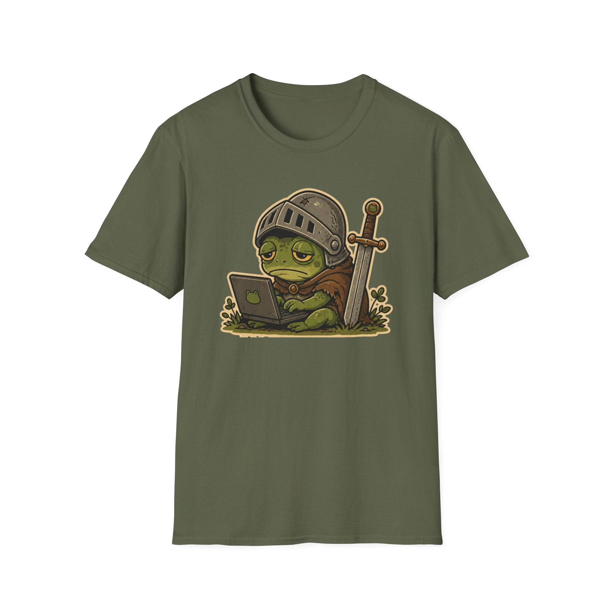 Frog Knight Coder Medieval Shirt