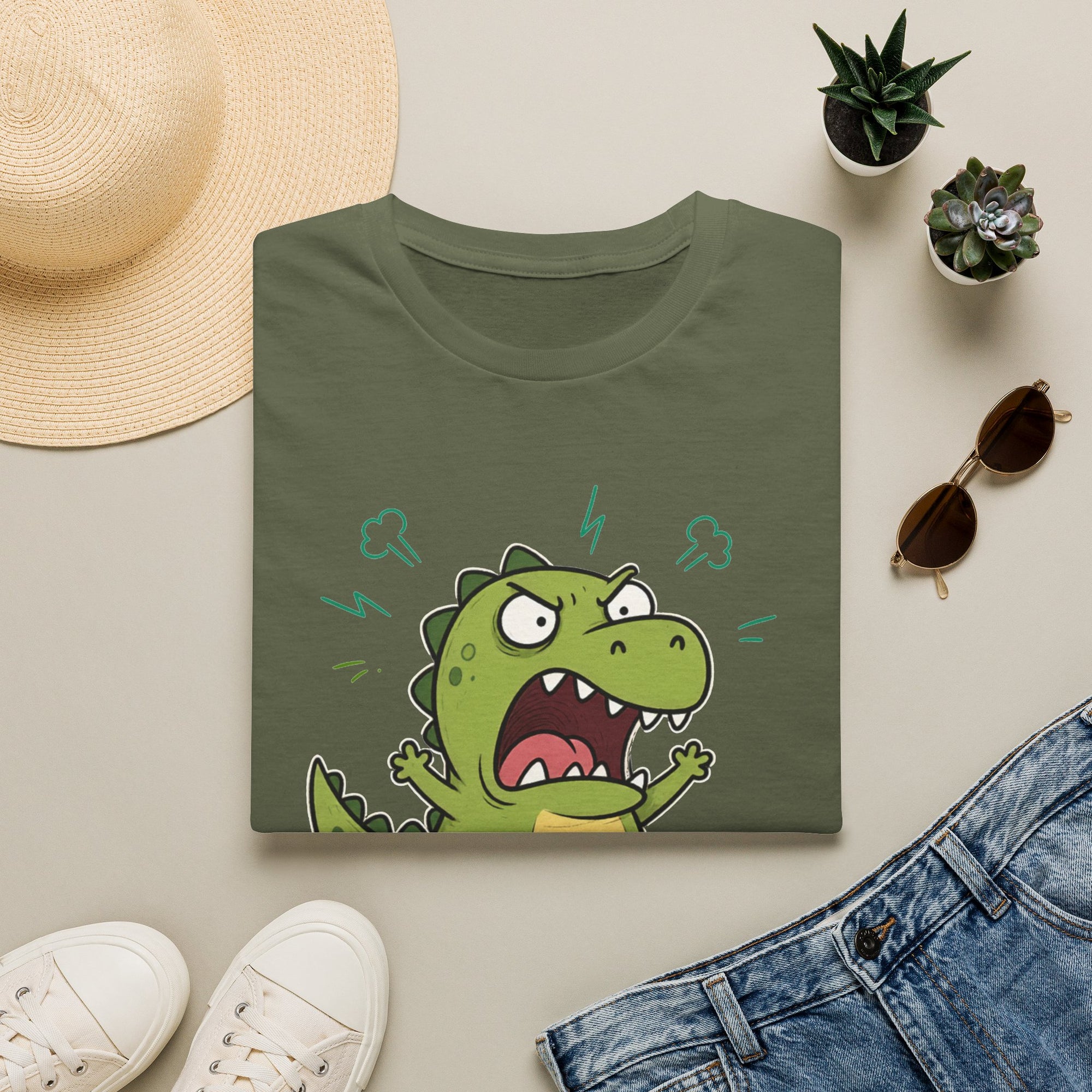 The Prod Is Down Again Cartoon Dinosaur Shirt
