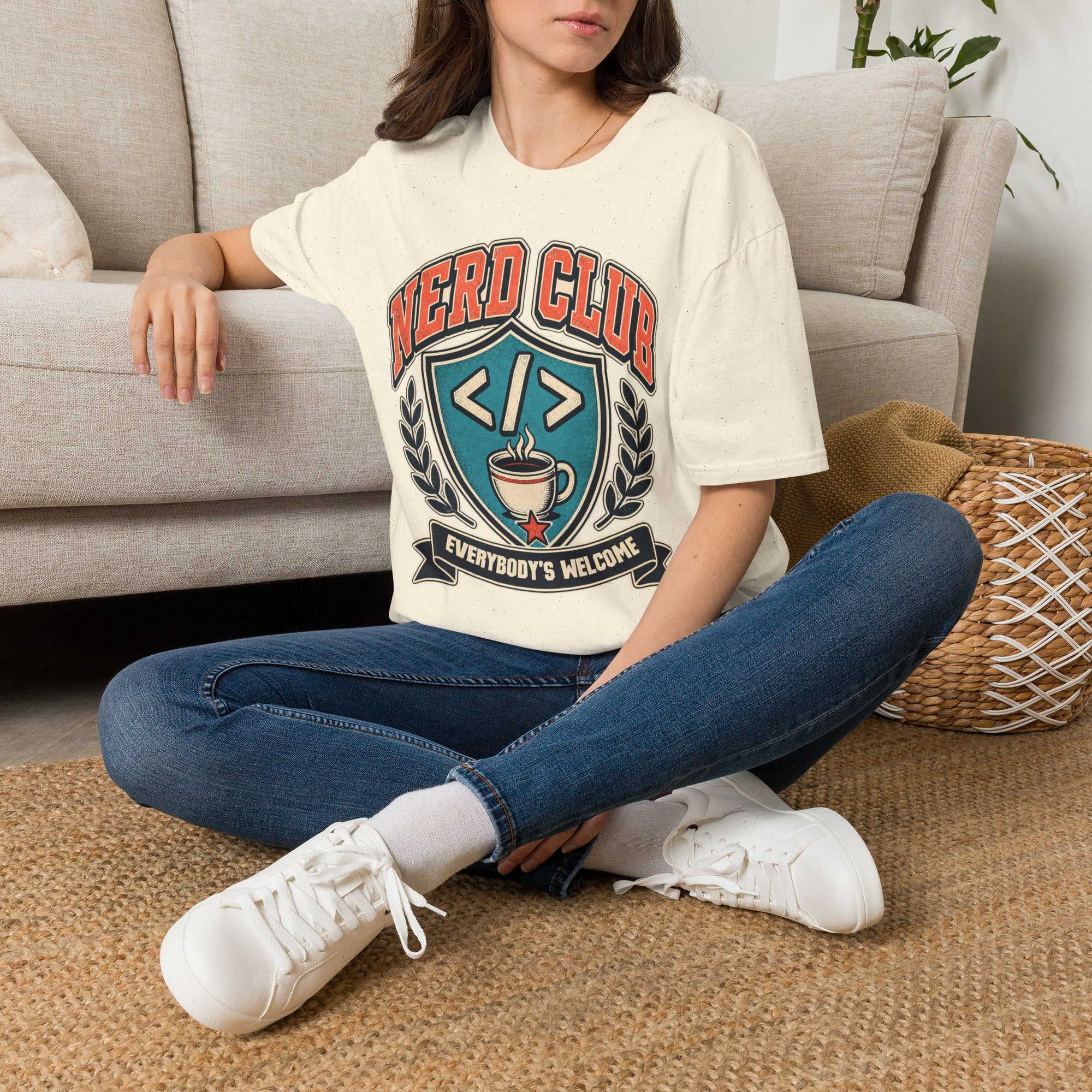 Nerd Club Vintage Badge Shirt