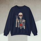 Code Culture skeleton developer sweatshirt funny programmer Sweatshirt in S — Code Culture developer clothing
