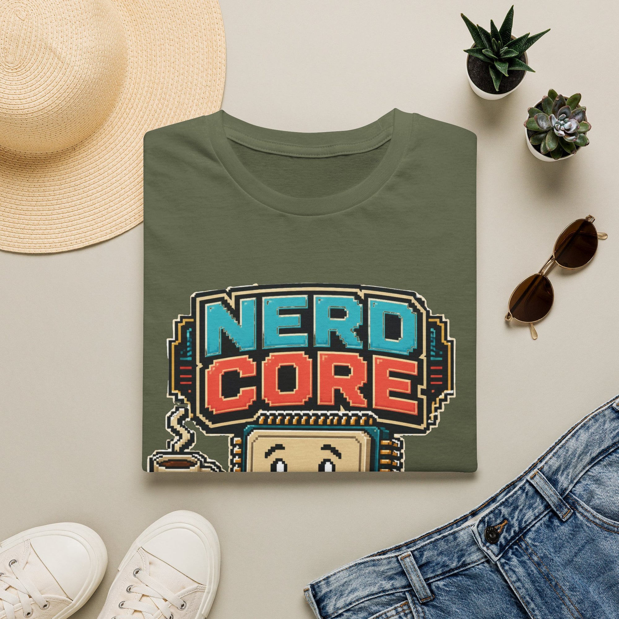 Nerd Core Pixel Art Shirt