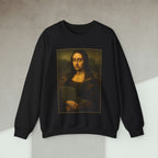 Code Culture mona lisa dev sweatshirt funny programmer Sweatshirt in S — Code Culture developer clothing