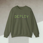 Code Culture deploy sweatshirt funny programmer Sweatshirt in S — Code Culture developer clothing