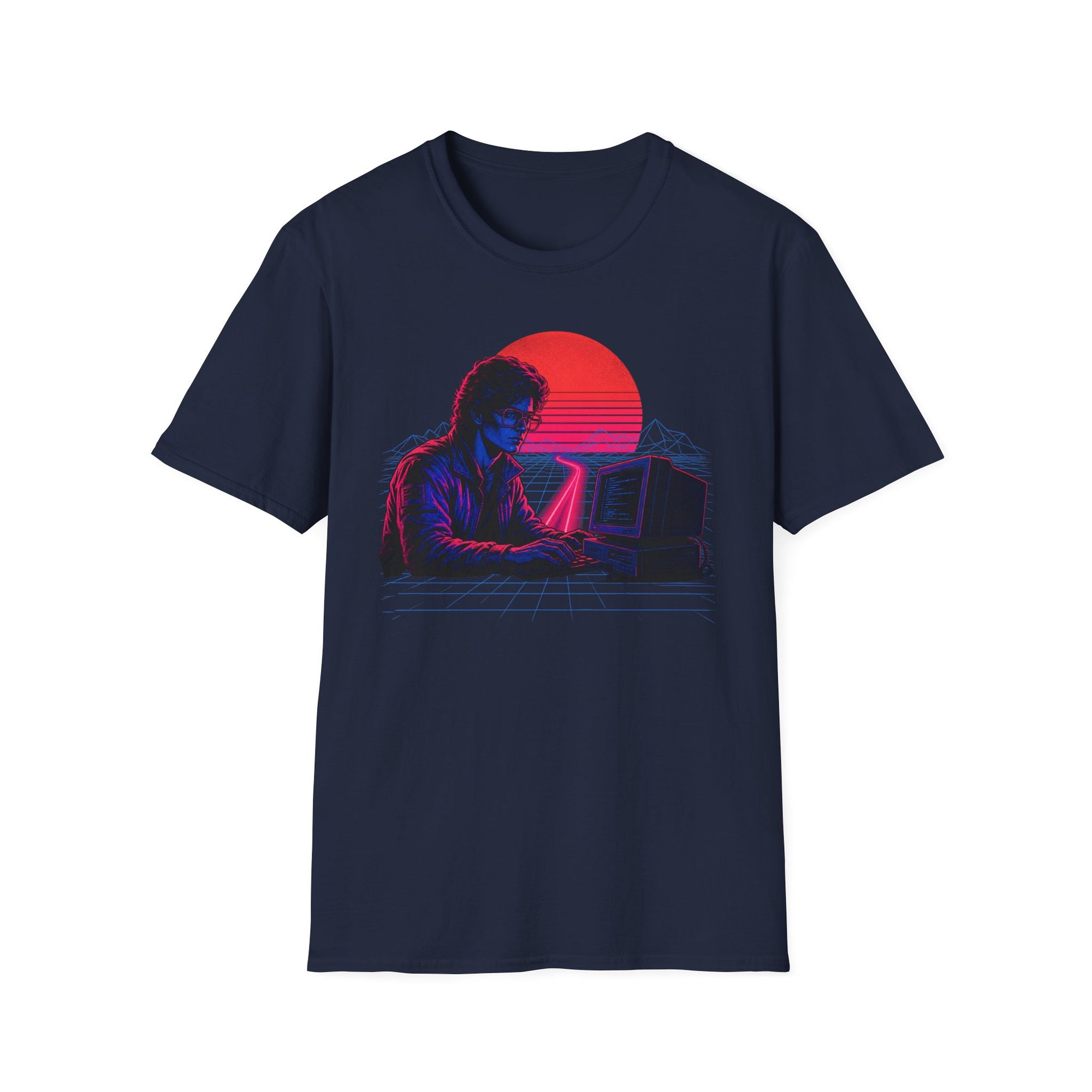 Neon Programmer Synthwave Shirt