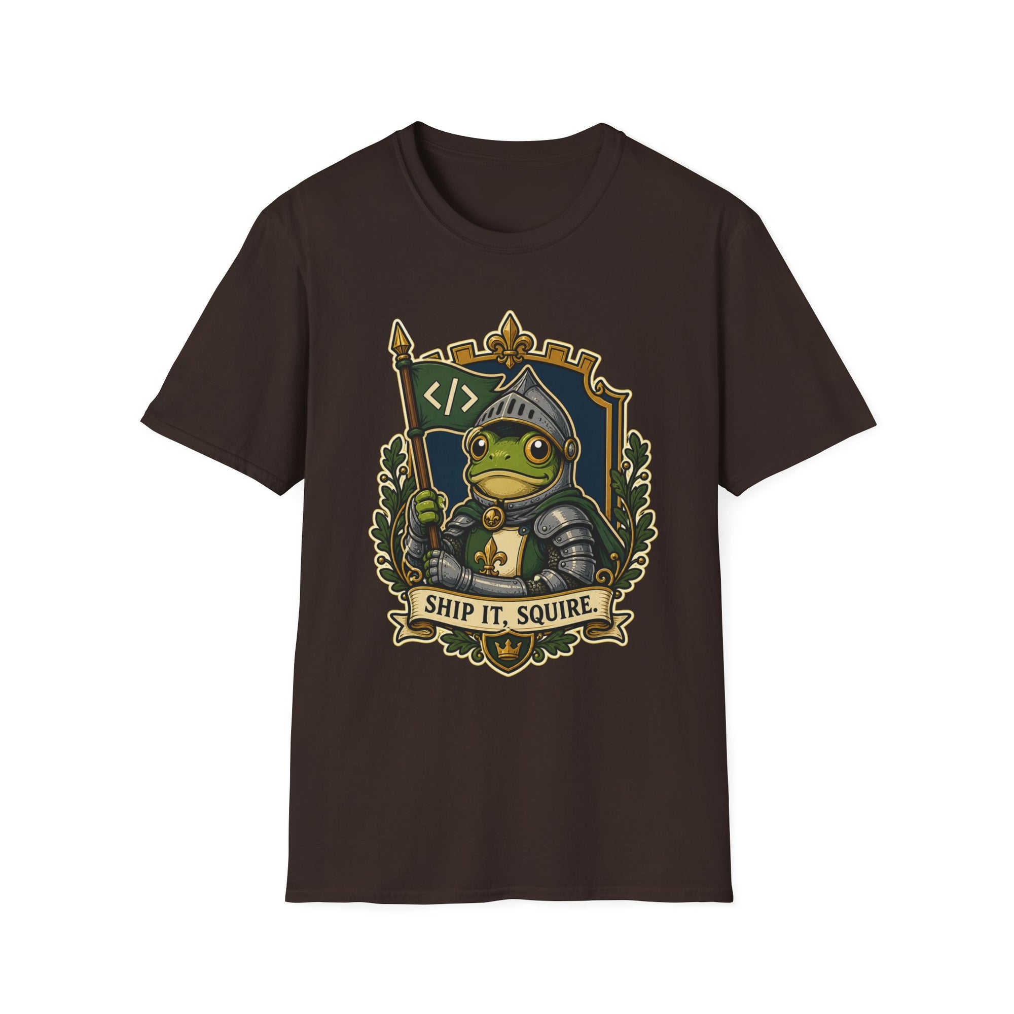 Ship It, Squire Medieval Coder Shirt