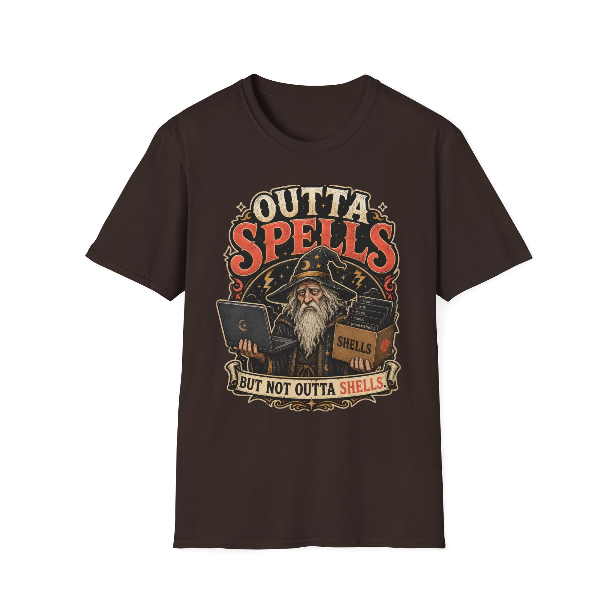 Outta Spells Vintage Wizard Shirt