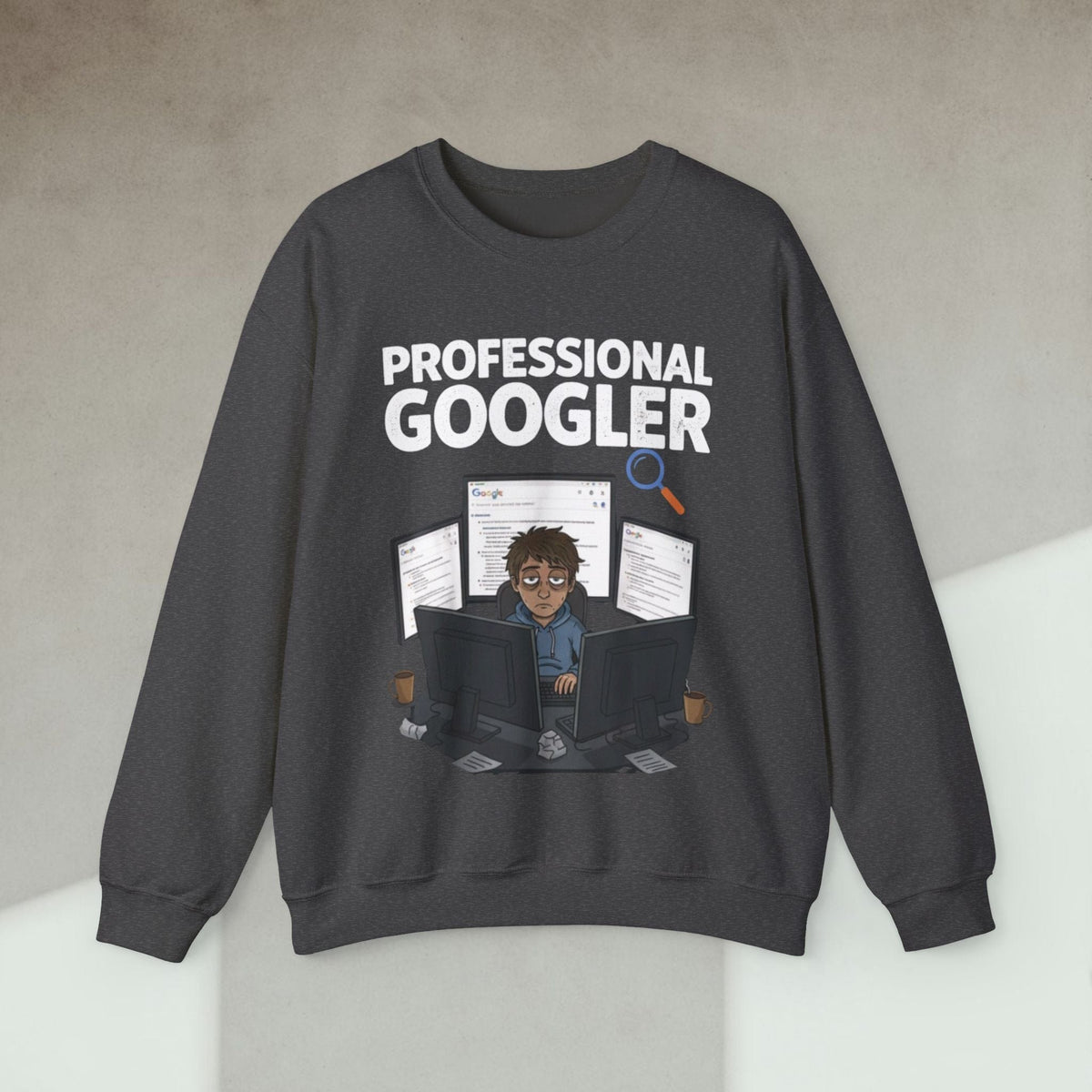 Code Culture professional googler sweatshirt funny programmer Sweatshirt in S — Code Culture developer clothing