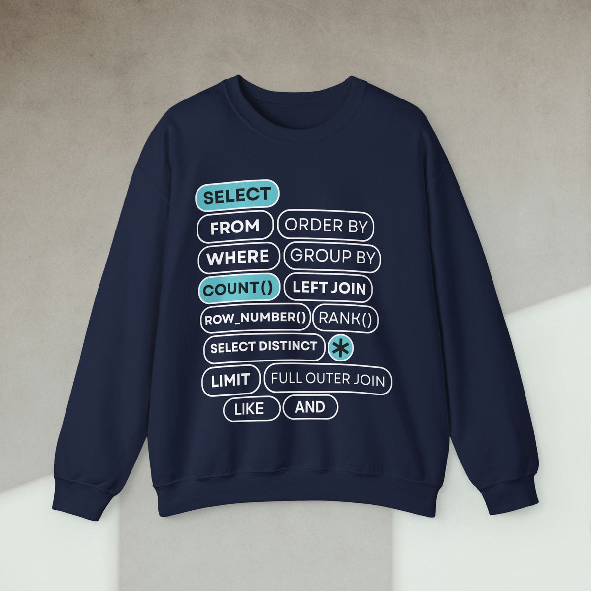 Code Culture select count sweatshirt funny programmer Sweatshirt in S — Code Culture developer clothing