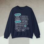 Code Culture select count sweatshirt funny programmer Sweatshirt in S — Code Culture developer clothing