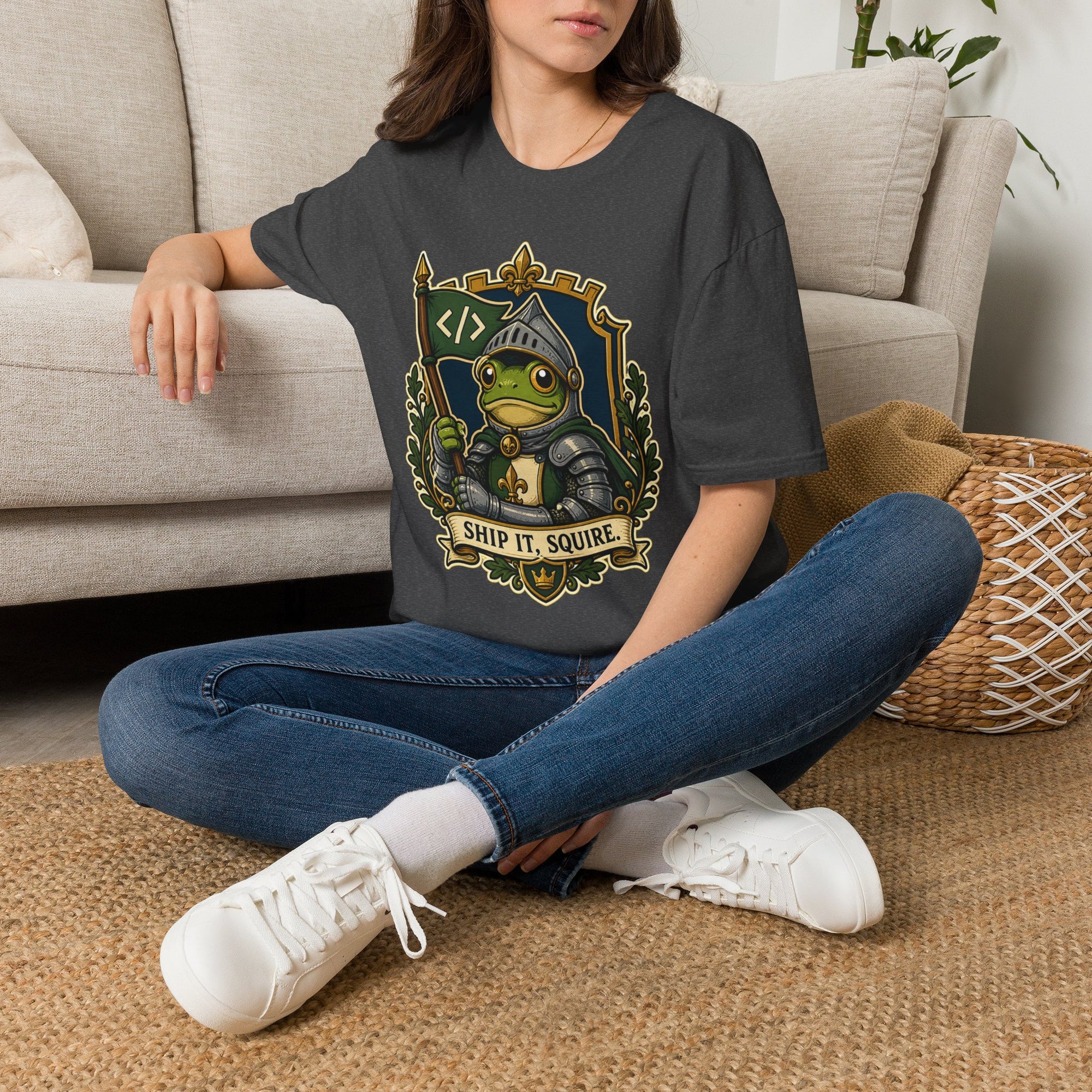 Ship It, Squire Medieval Coder Shirt
