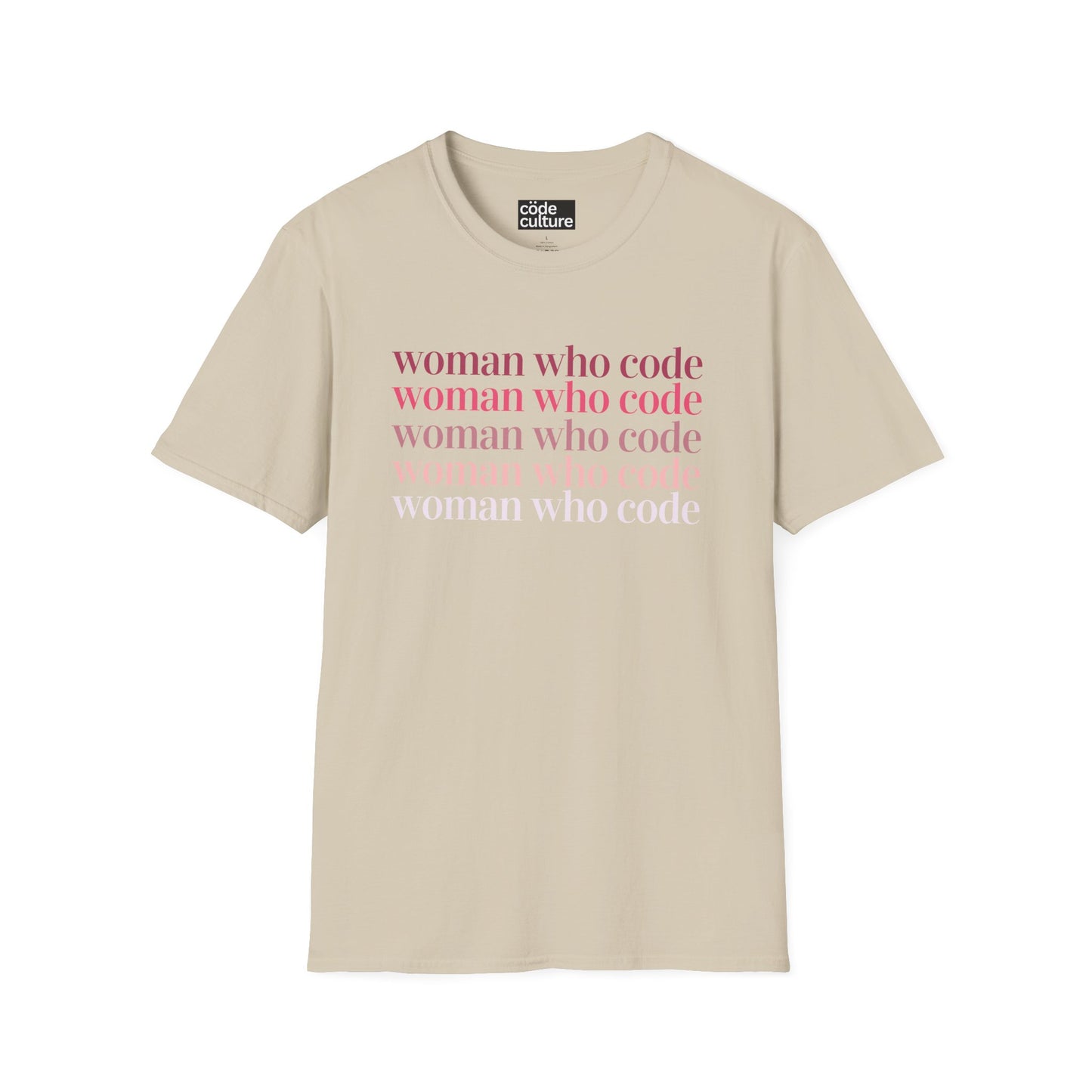 woman who code REPEAT shirt