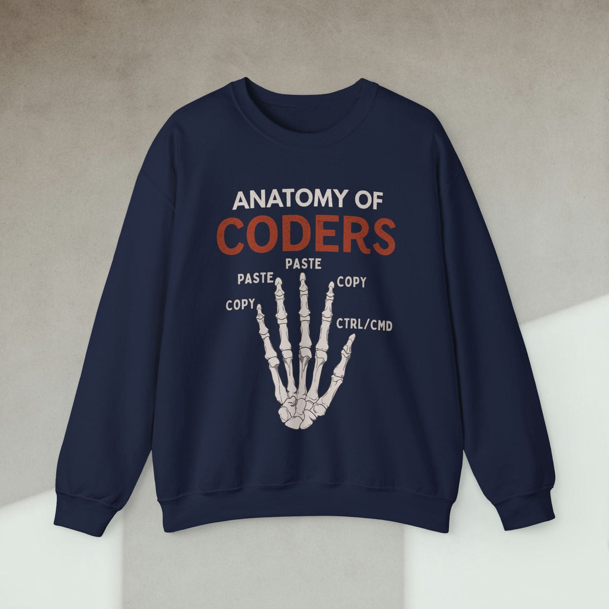 Code Culture anatomy of coders sweatshirt funny programmer Sweatshirt in S — Code Culture developer clothing