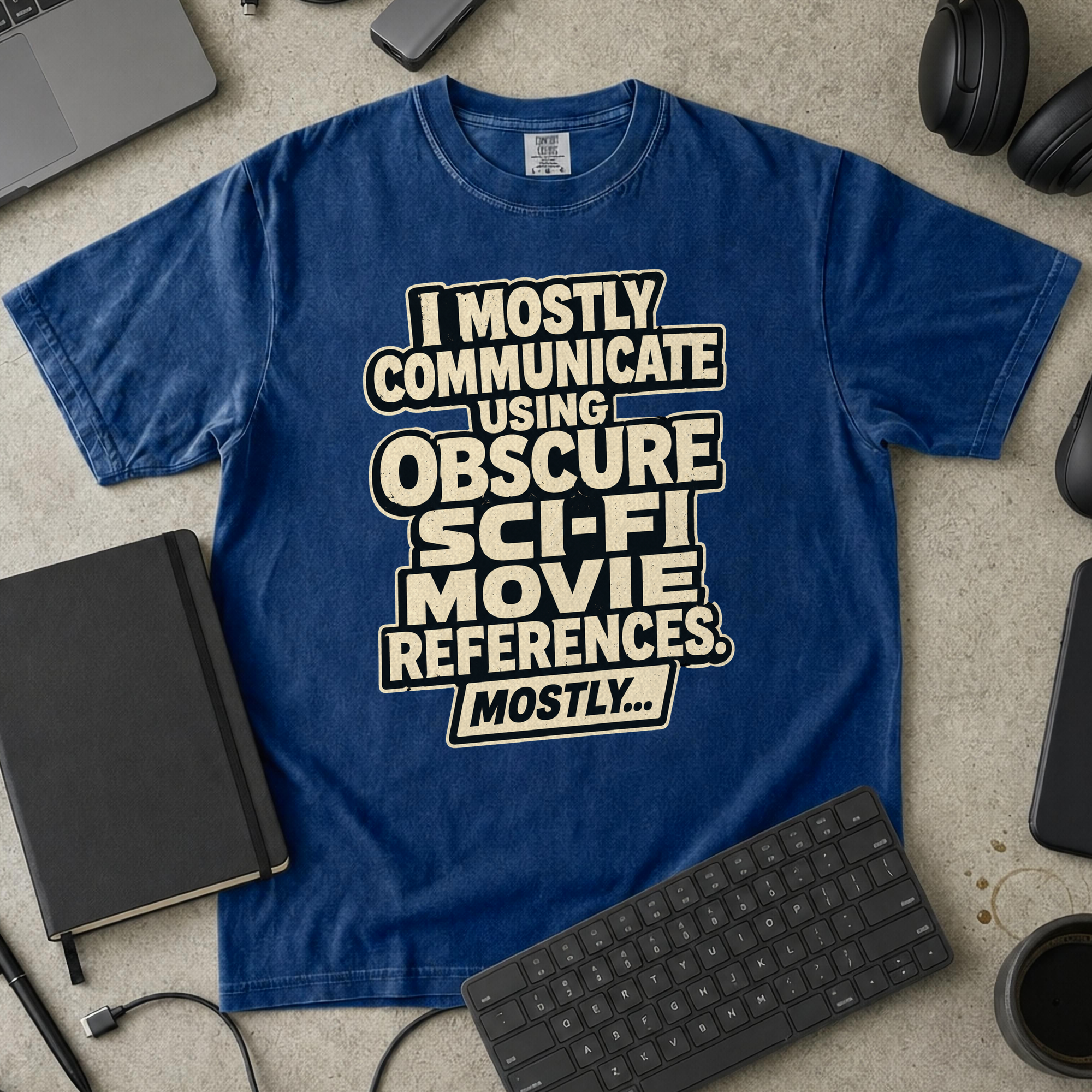 Nerd Collection Artwork 011 Premium Shirt - True Navy mockup