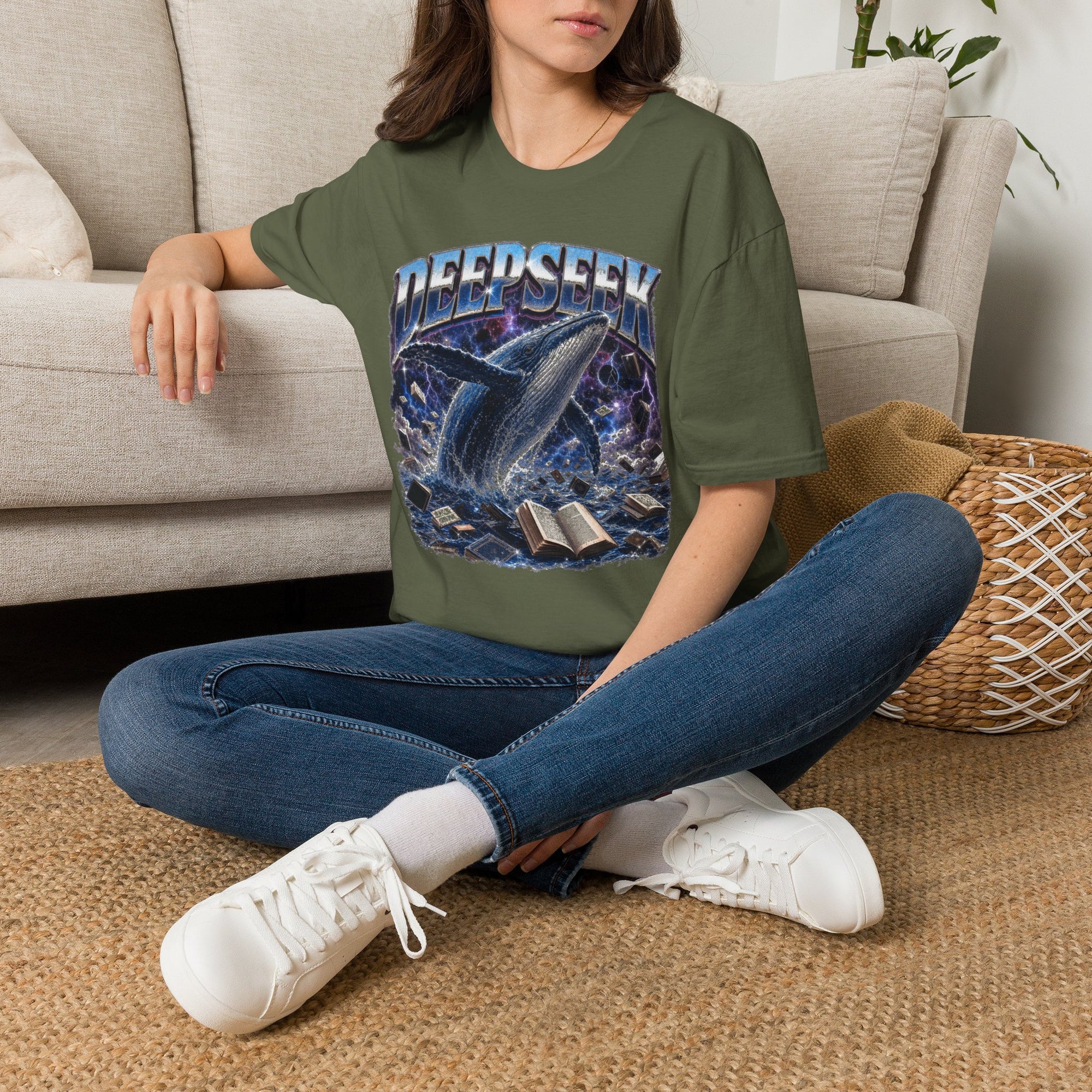 DeepSeek Cosmic Whale Shirt