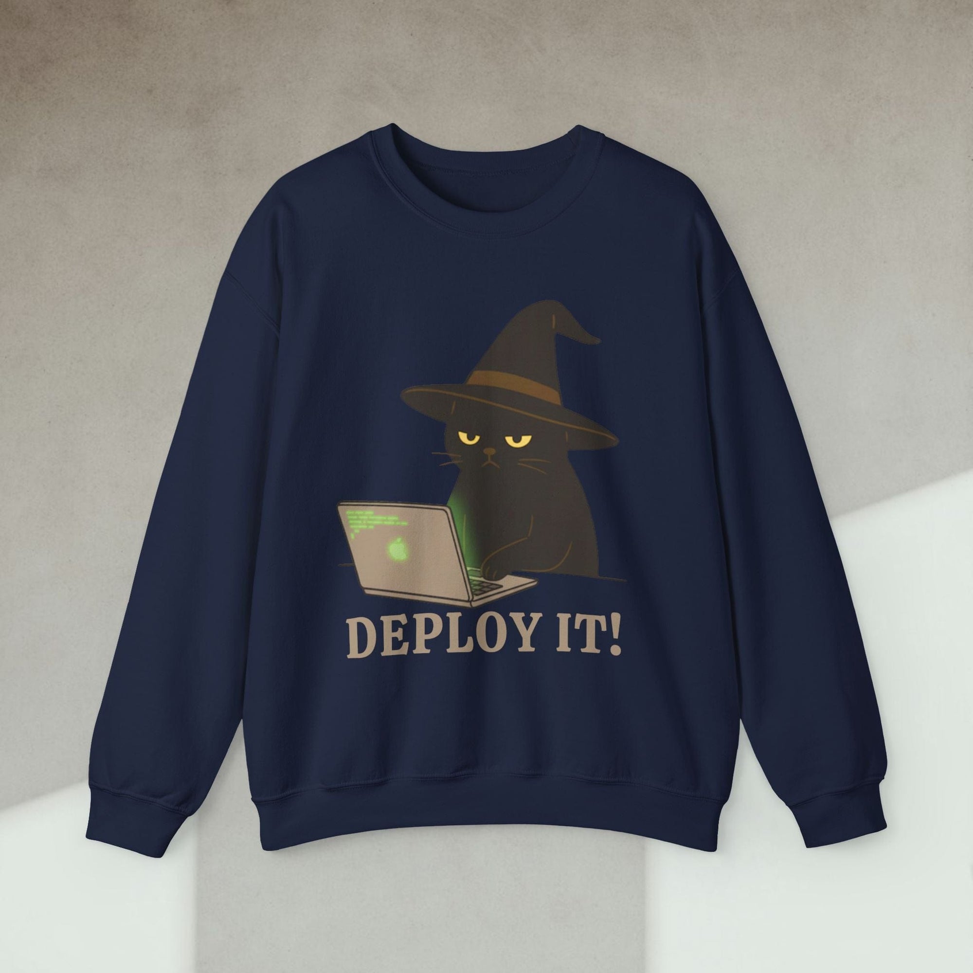 deploy it cat sweatshirt