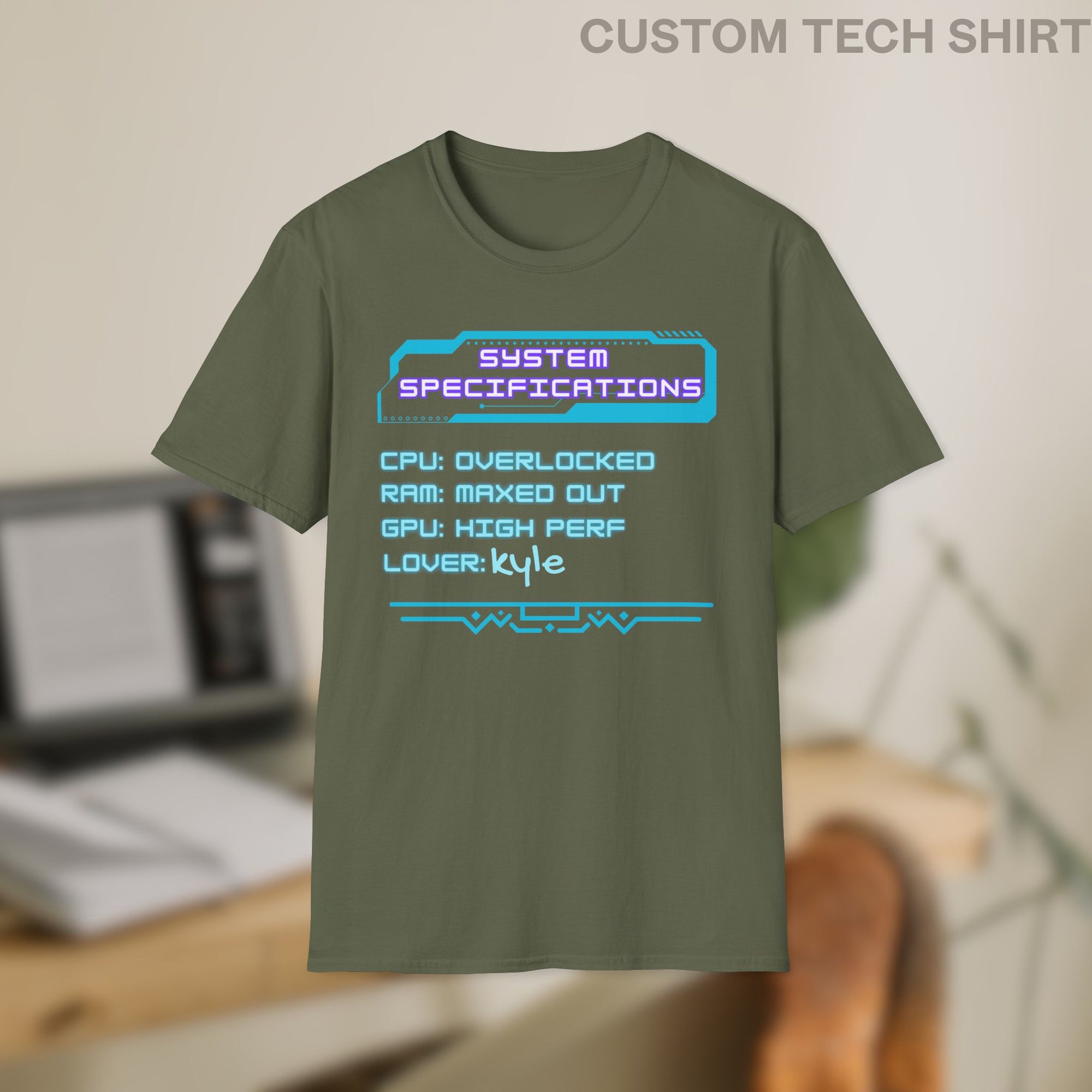 system specification Custom Shirt