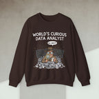 world's curious data analyst sweatshirt