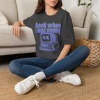 Back When I Was Young Retro Computer Shirt