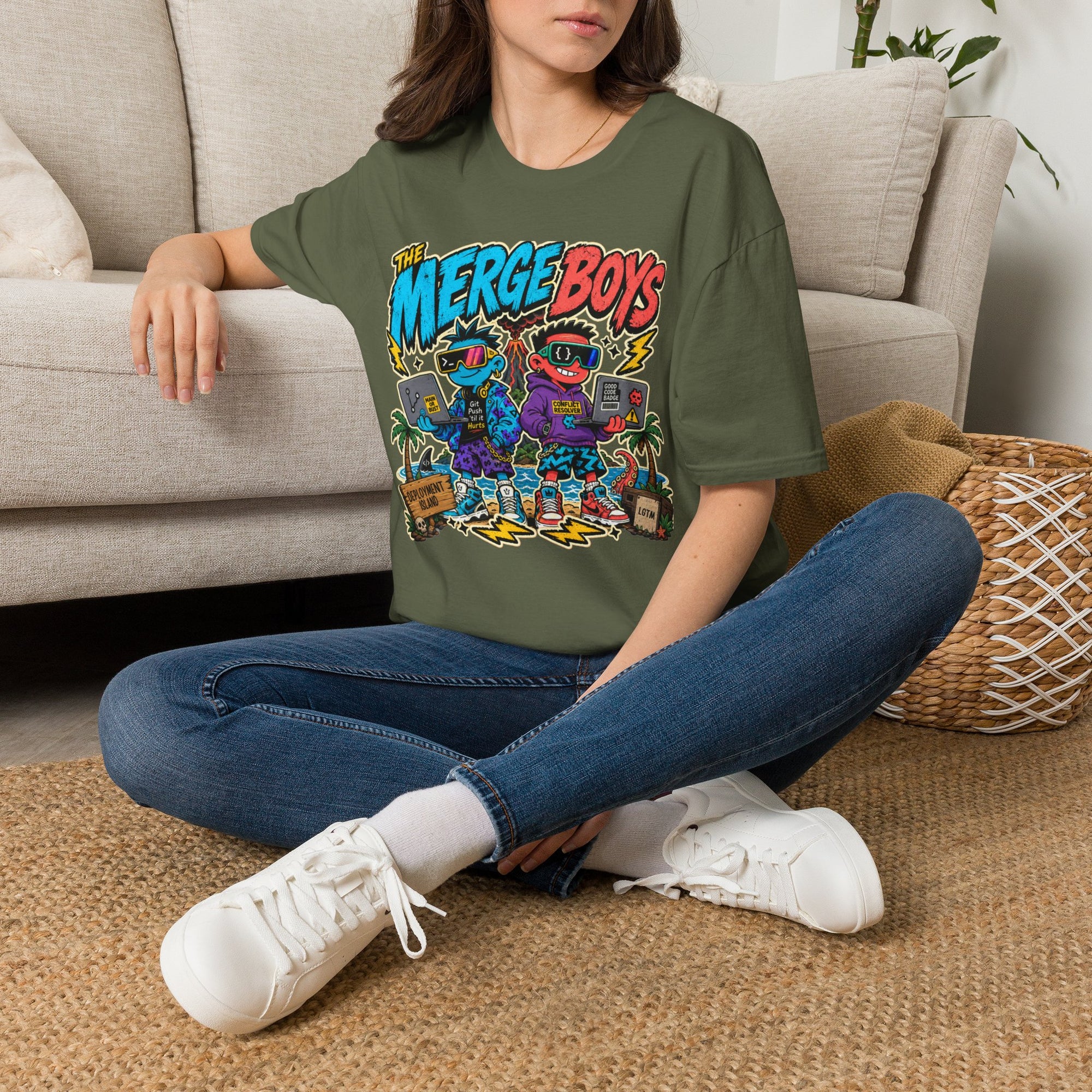The Merge Boys Retro Streetwear Shirt