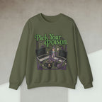 Code Culture pick your poison sweatshirt funny programmer Sweatshirt in S — Code Culture developer clothing