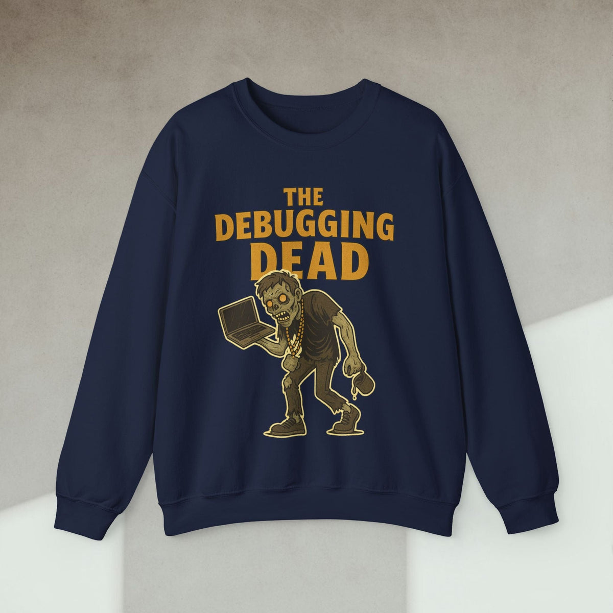 Code Culture the debugging dead sweatshirt funny programmer Sweatshirt in S — Code Culture developer clothing
