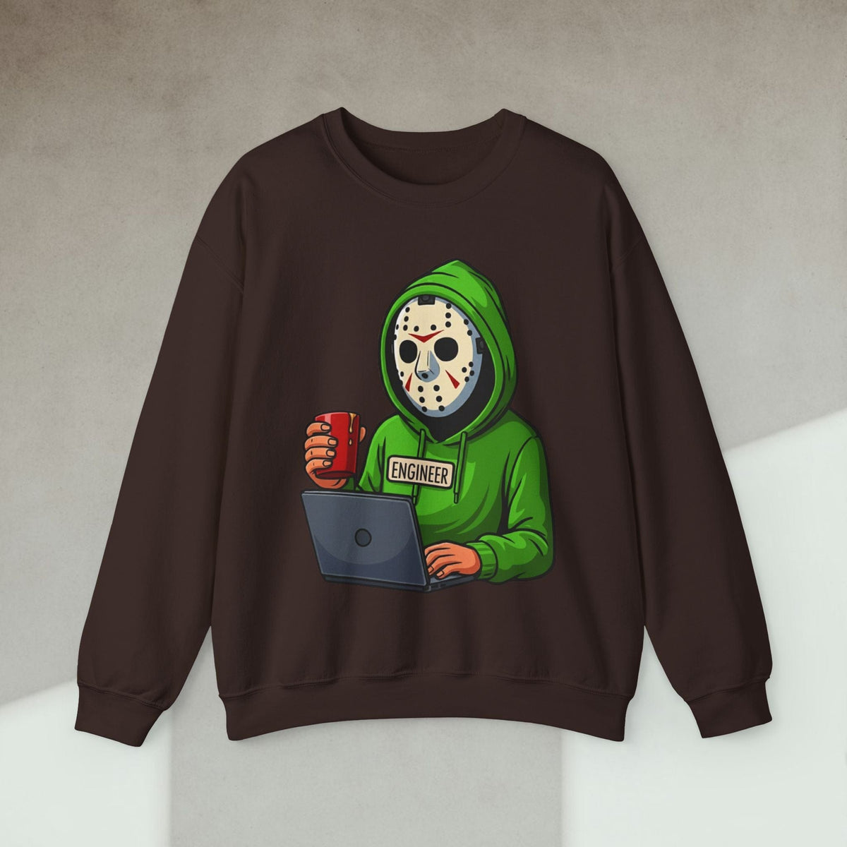 Code Culture jason engineer sweatshirt funny programmer Sweatshirt in S — Code Culture developer clothing