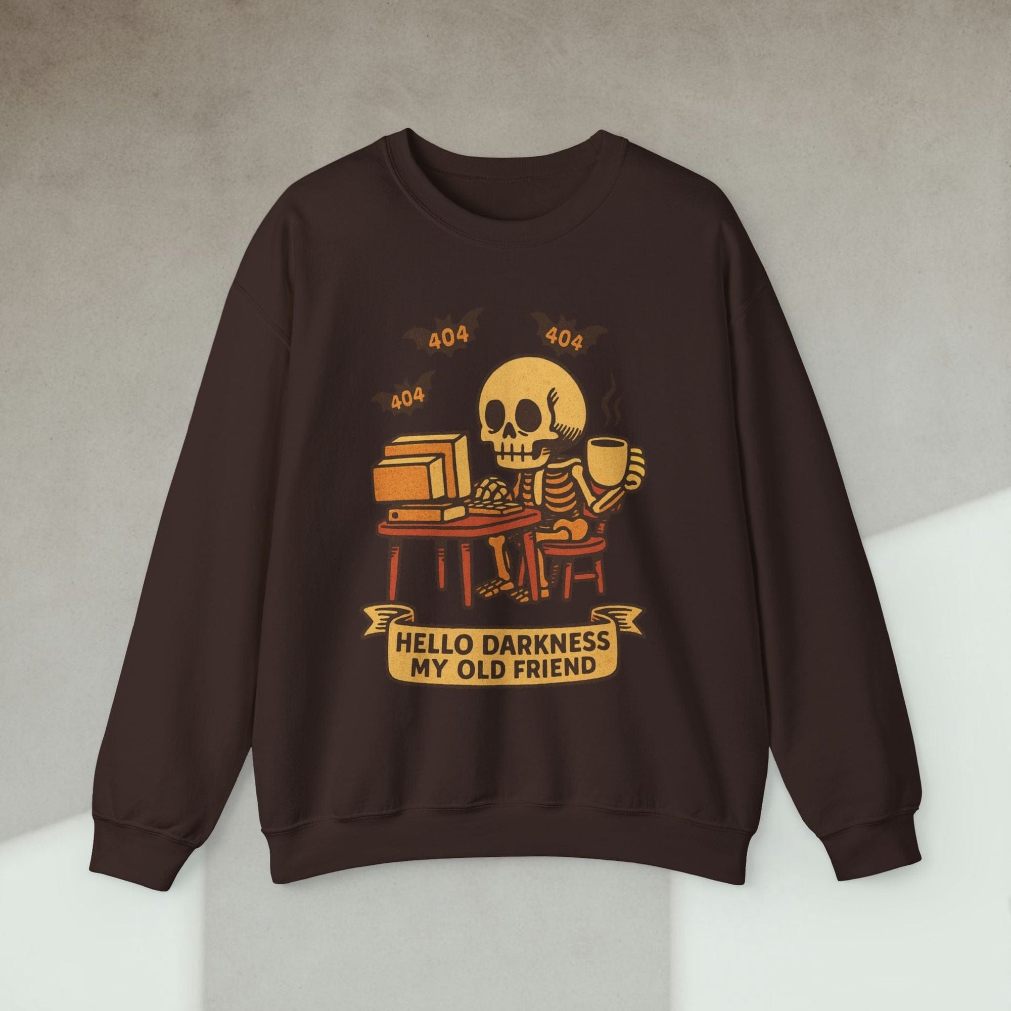 hello darkness my old friend sweatshirt