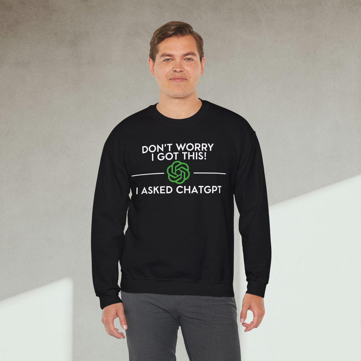 Code Culture i asked chatgpt sweatshirt funny programmer Sweatshirt in S — Code Culture developer clothing