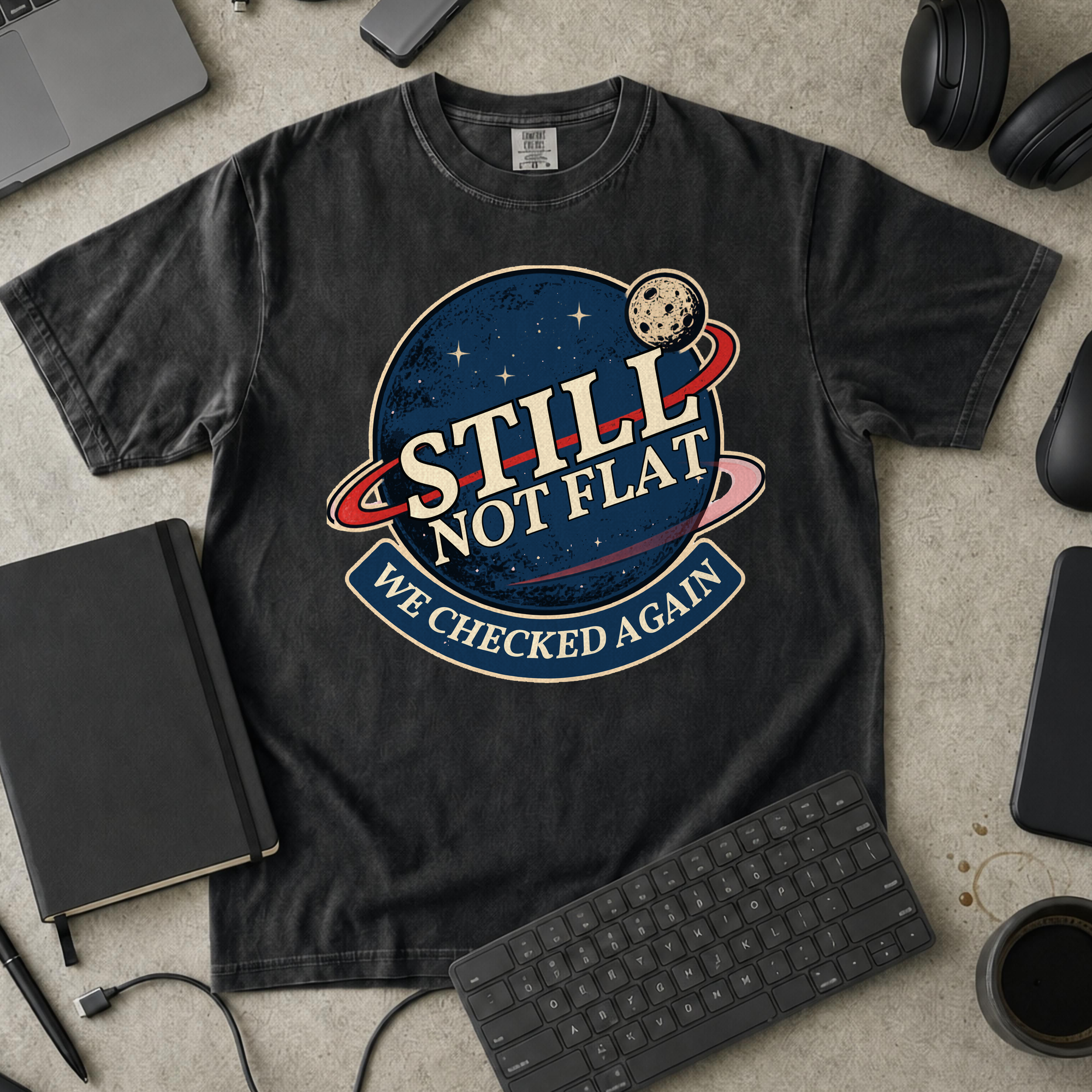 Nerd Collection Artwork 012 Premium Shirt - Black mockup
