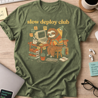 Slow Deploy Club Shirt — Military Green