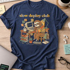 Slow Deploy Club Shirt — Navy