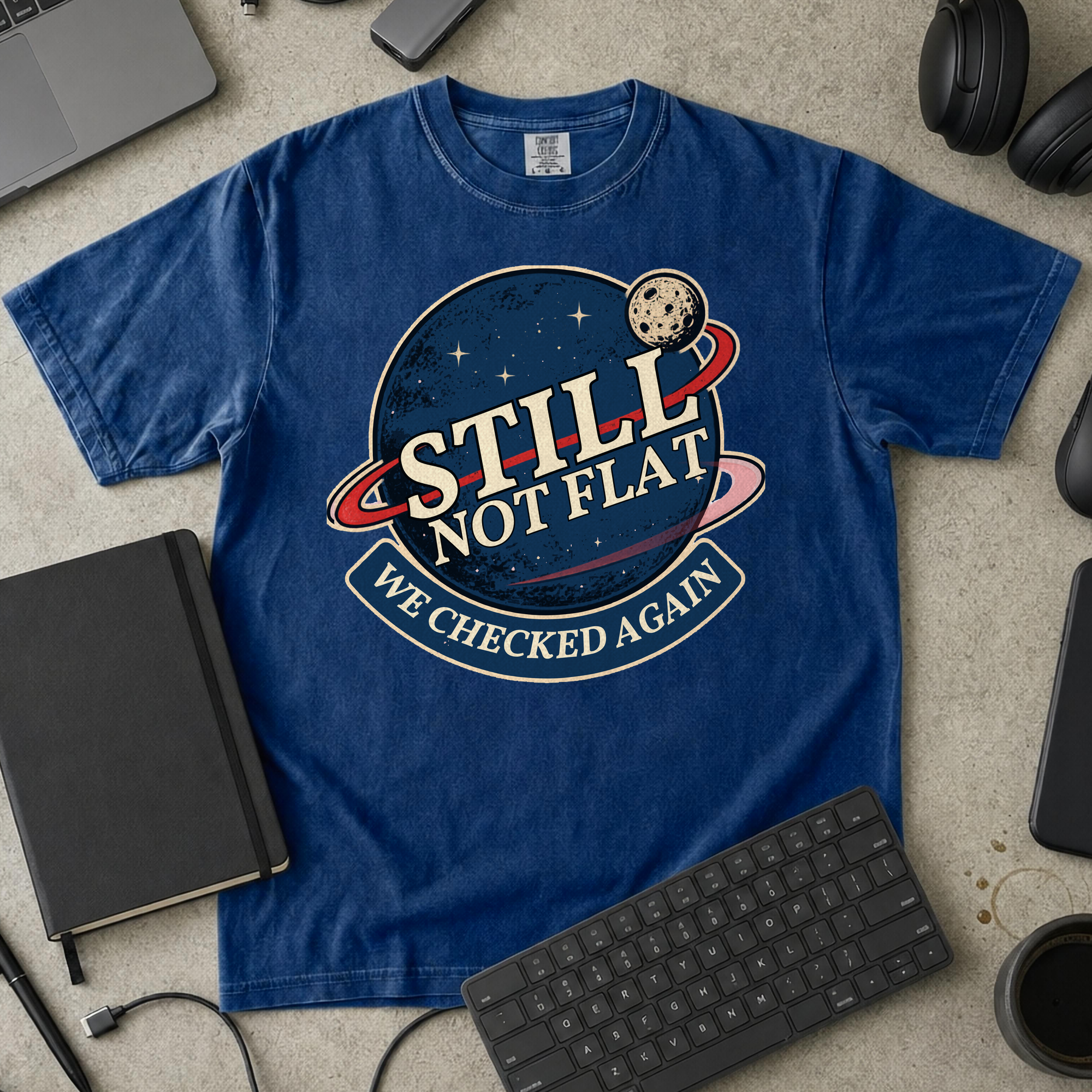 Nerd Collection Artwork 012 Premium Shirt - True Navy mockup