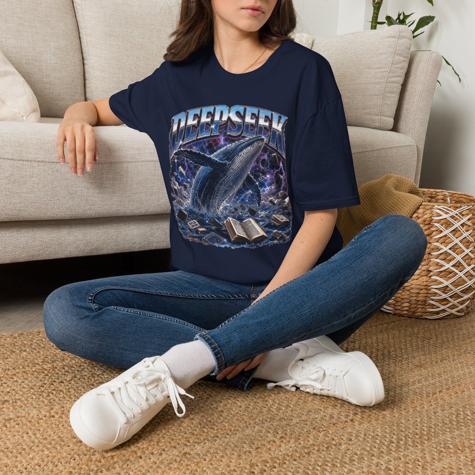 DeepSeek Cosmic Whale Shirt