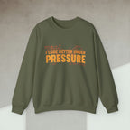 Code Culture i code better under pressure sweatshirt funny programmer Sweatshirt in S — Code Culture developer clothing