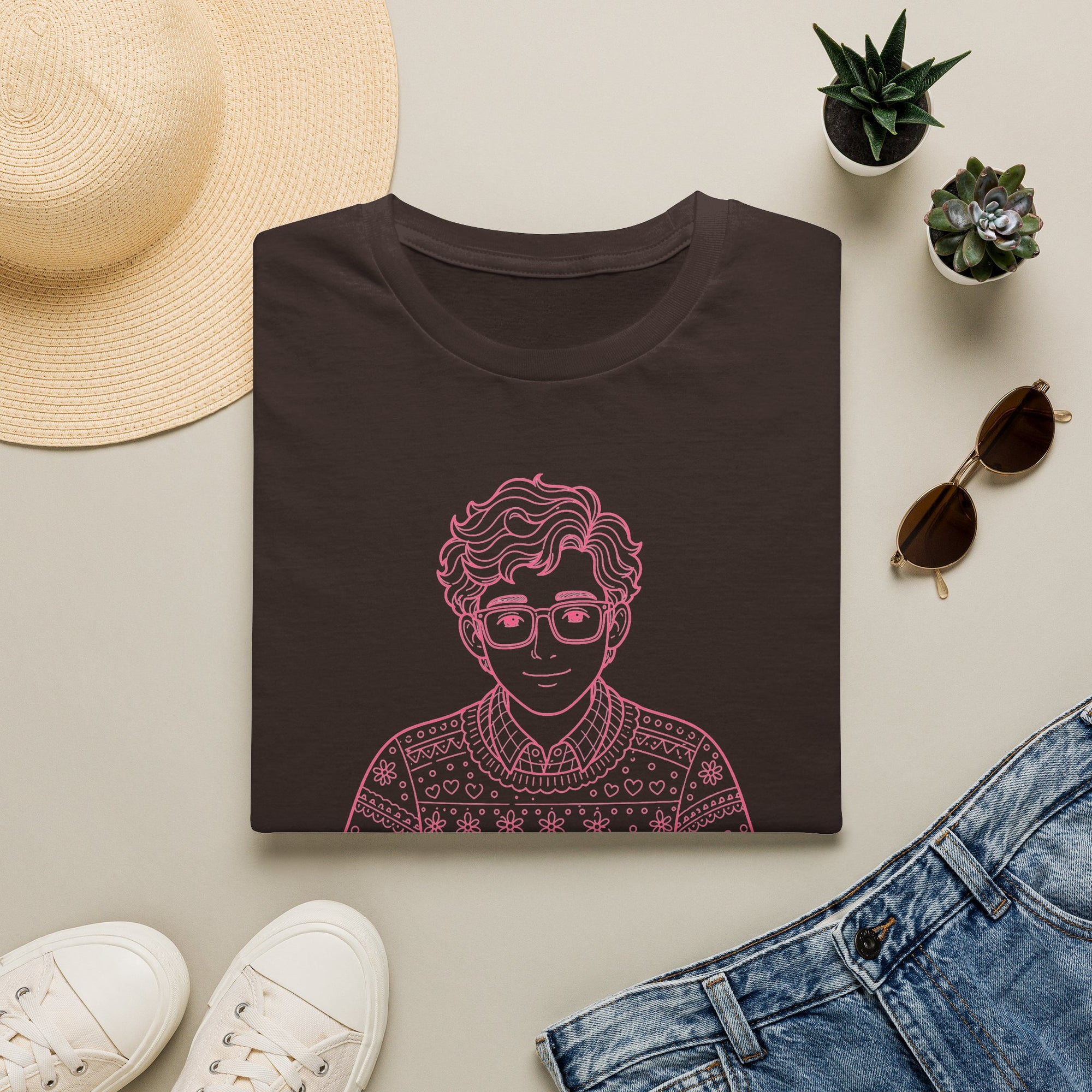 Floral Coder Line Art Shirt