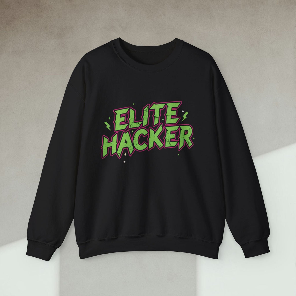 Code Culture elite hacker sweatshirt funny programmer Sweatshirt in S — Code Culture developer clothing