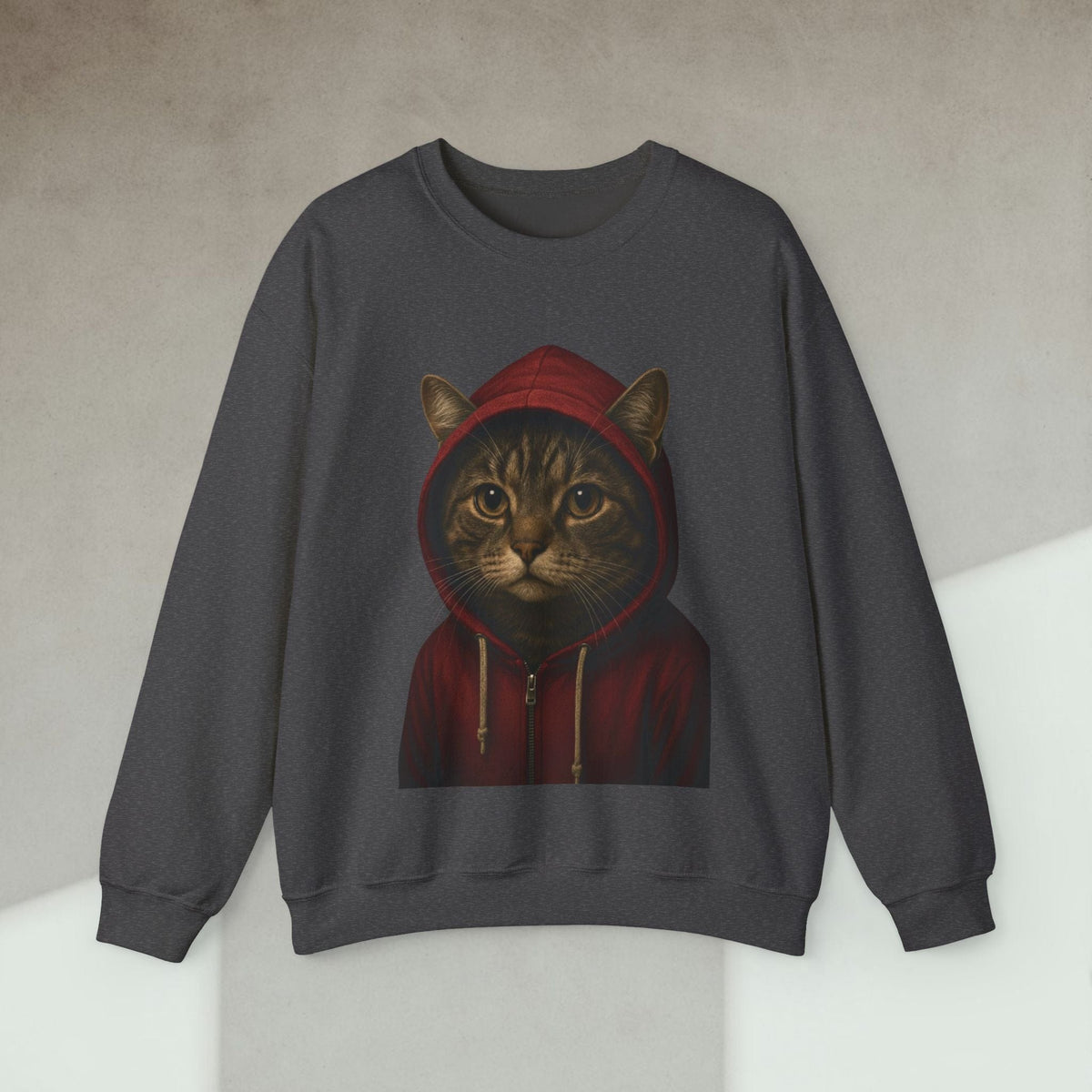 Code Culture cat in hoodie sweatshirt funny programmer Sweatshirt in S — Code Culture developer clothing