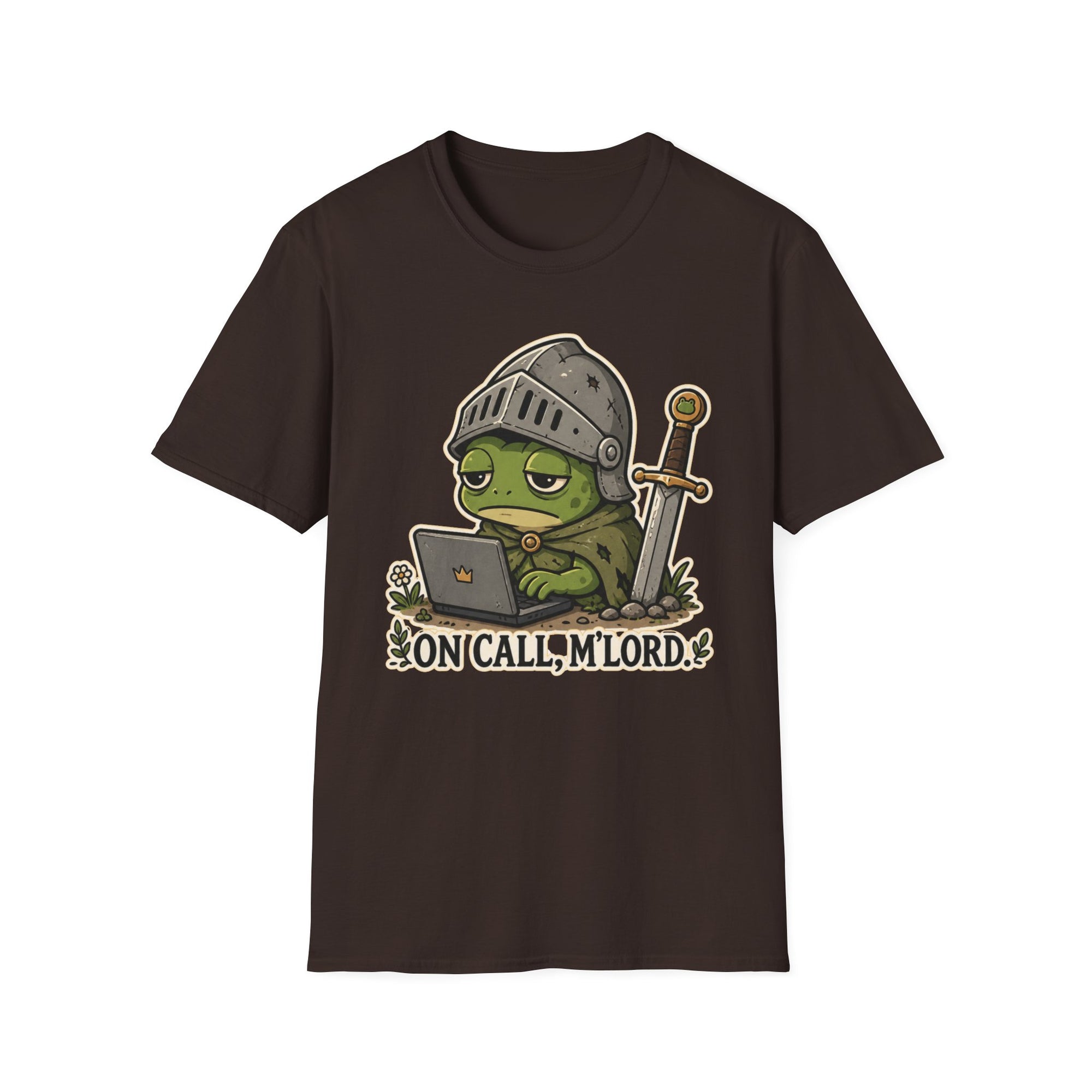Oncall, M'Lord Medieval Coder Shirt