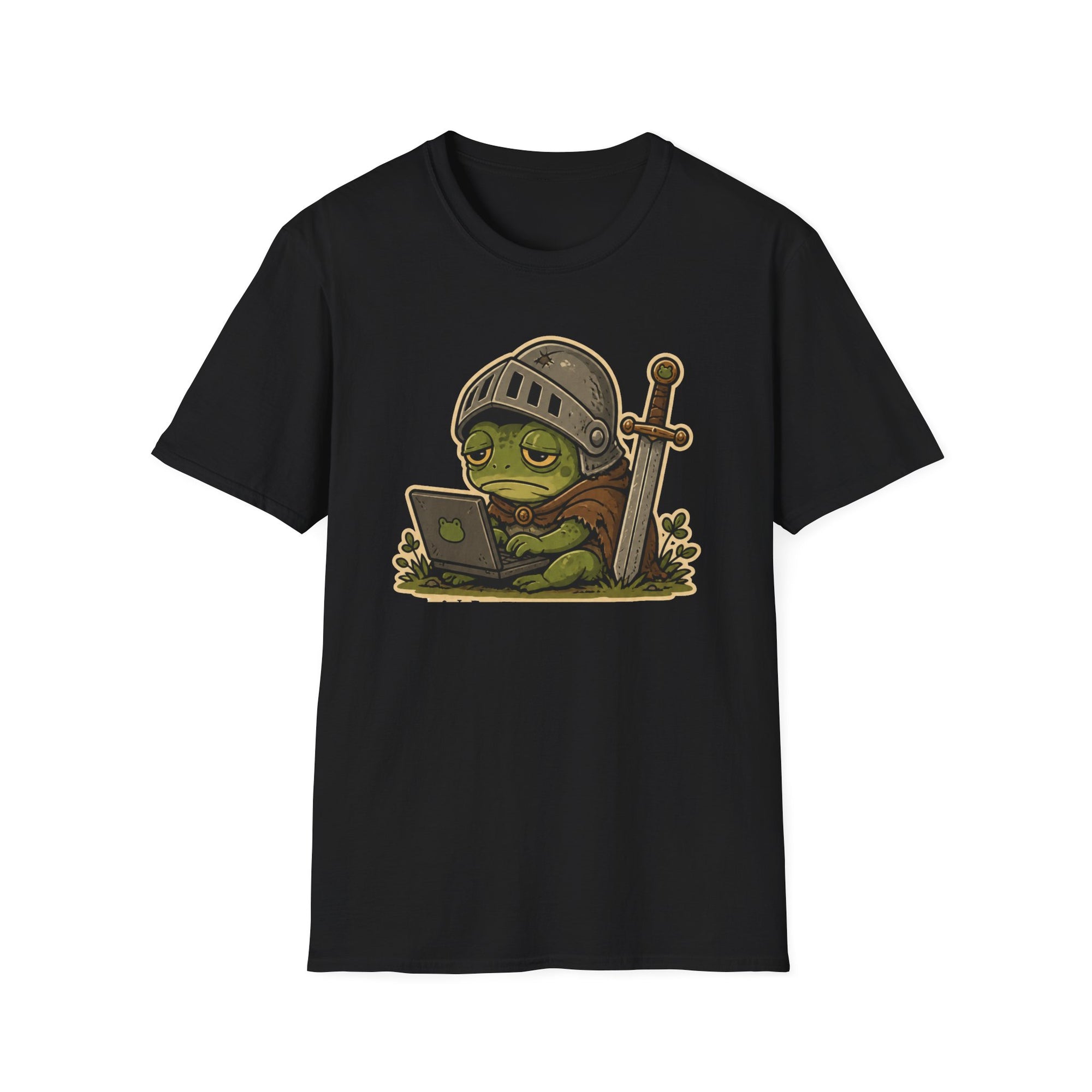Frog Knight Coder Medieval Shirt