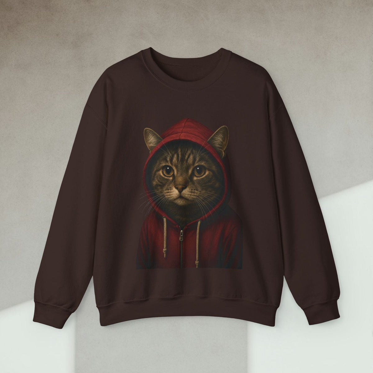Code Culture cat in hoodie sweatshirt funny programmer Sweatshirt in S — Code Culture developer clothing