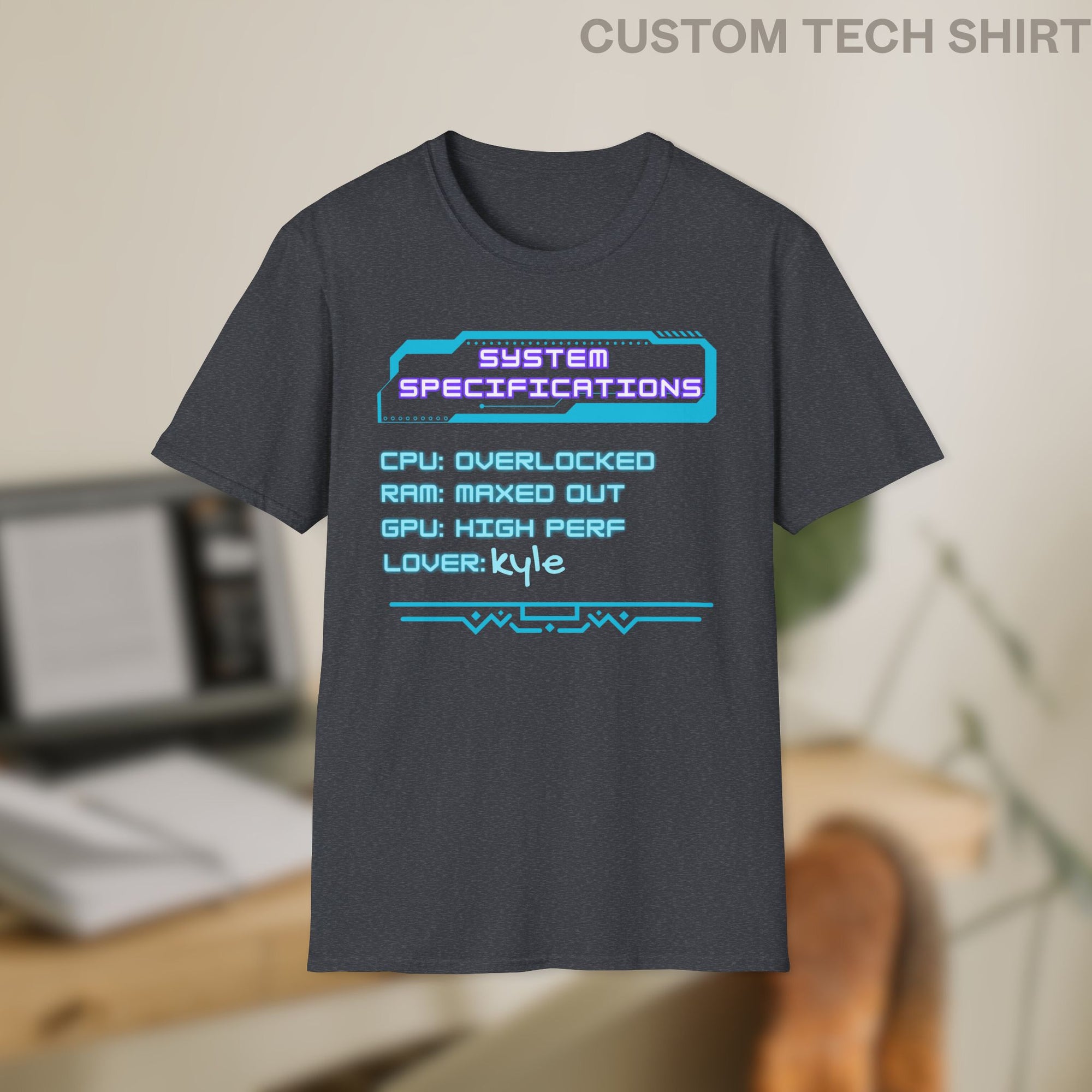 system specification Custom Shirt