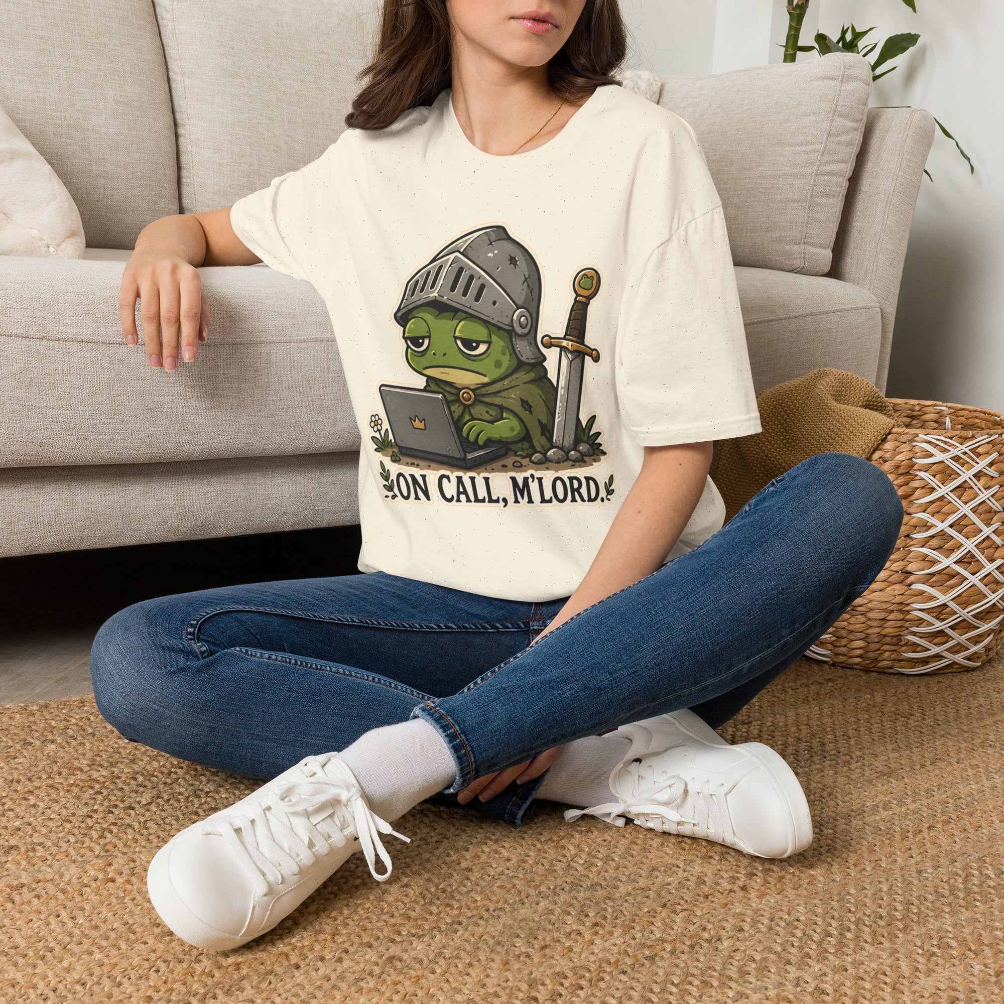 Oncall, M'Lord Medieval Coder Shirt