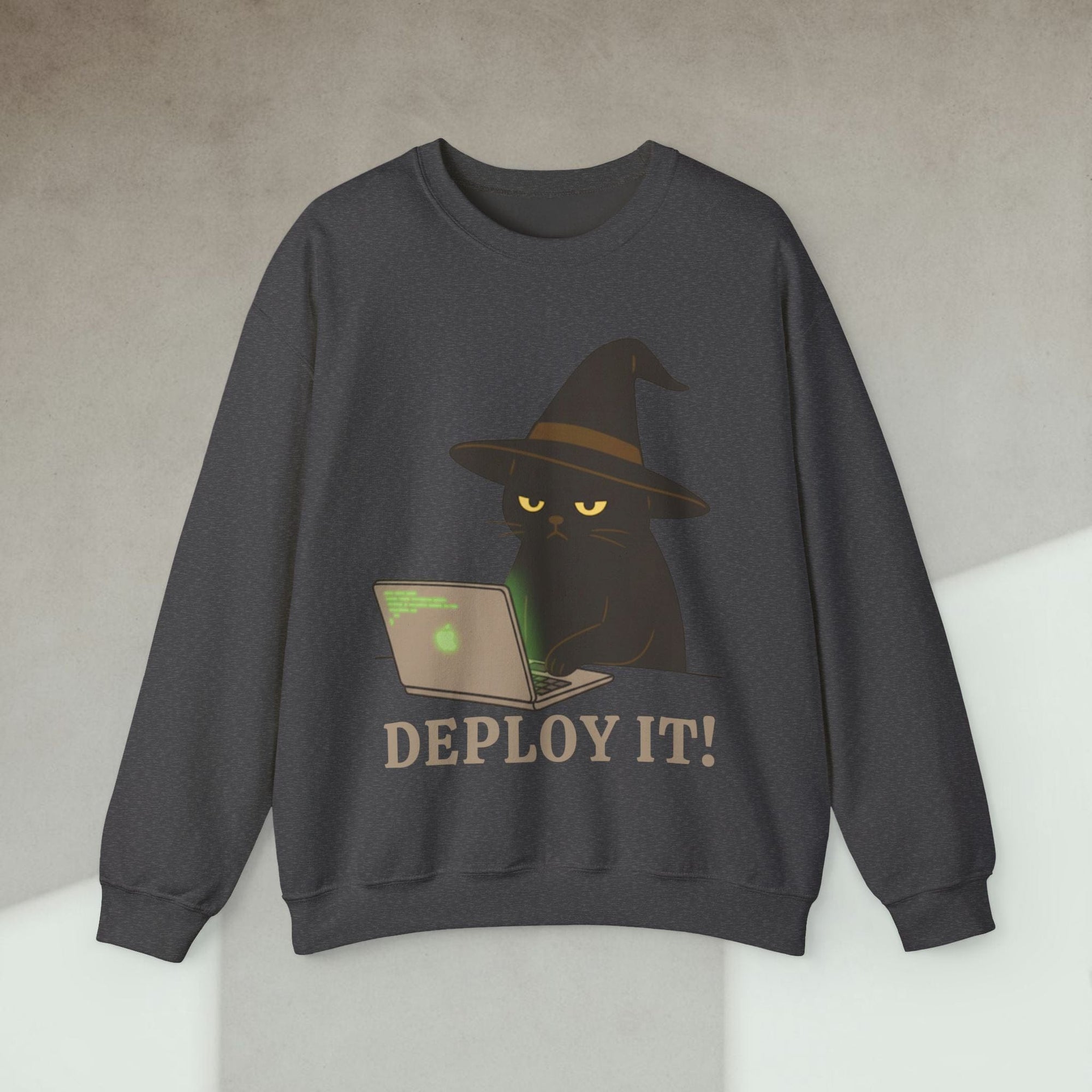 deploy it cat sweatshirt
