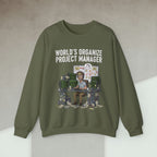 Code Culture world's organize project manager sweatshirt funny programmer Sweatshirt in S — Code Culture developer clothing