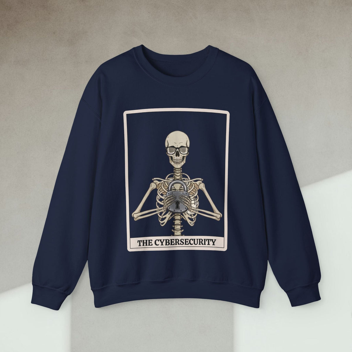 Code Culture skeleton cybersecurity sweatshirt funny programmer Sweatshirt in S — Code Culture developer clothing