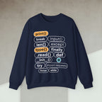 Code Culture print break input sweatshirt funny programmer Sweatshirt in S — Code Culture developer clothing