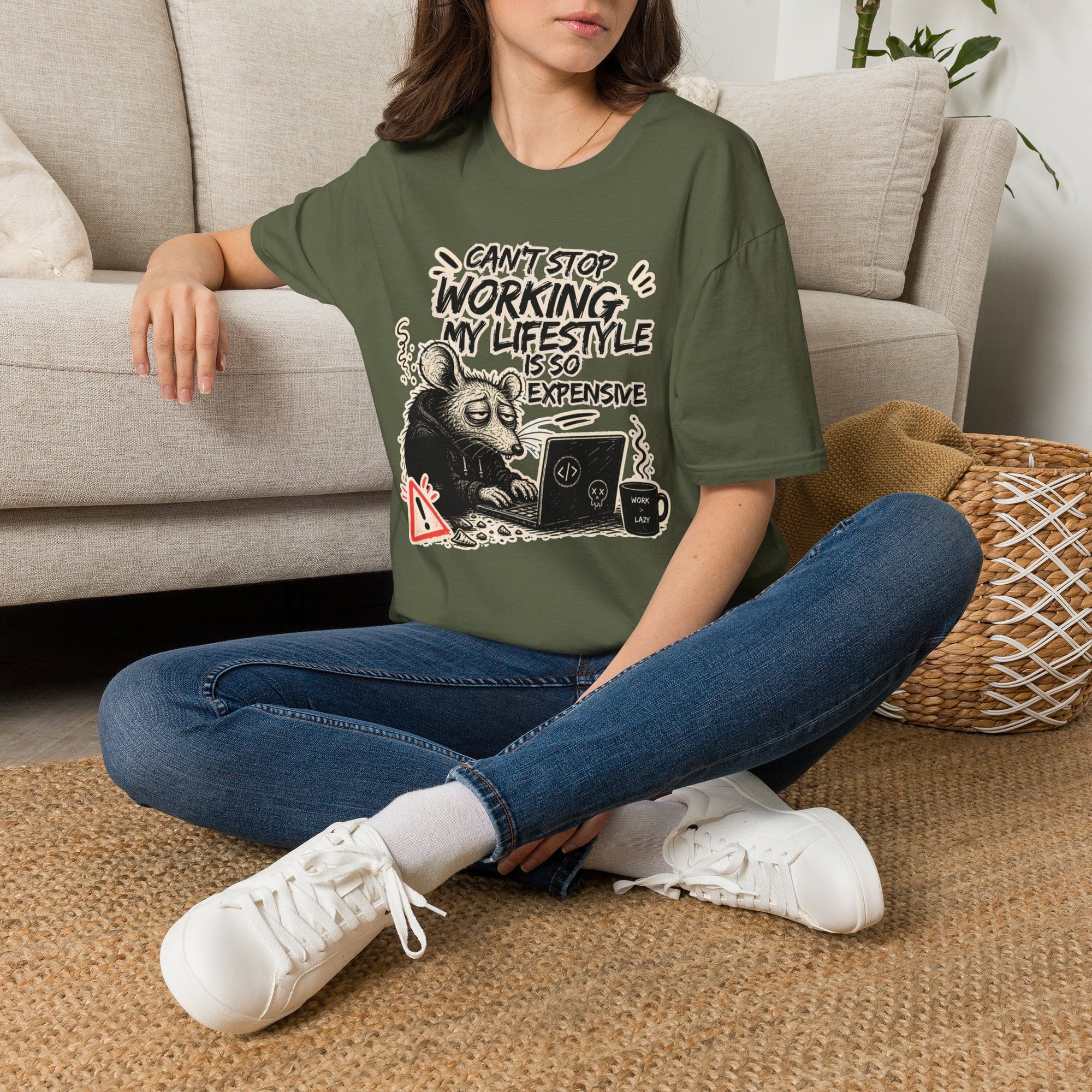 Can't Stop Working Punk Rat Shirt