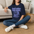 Back When I Was Young Retro Computer Shirt