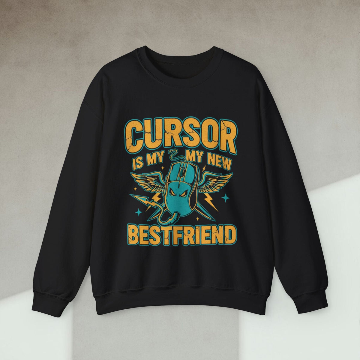 Code Culture cursor is my new bestfriend sweatshirt funny programmer Sweatshirt in S — Code Culture developer clothing