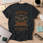 Everything Is Staged for Sacrifice Shirt — Black